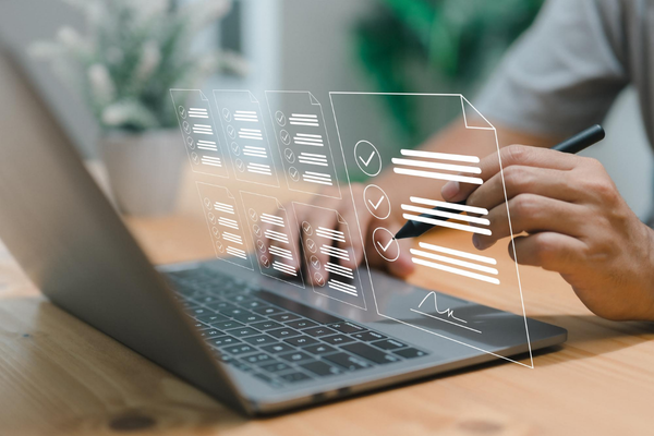 AD5 graduate ticking a list off 