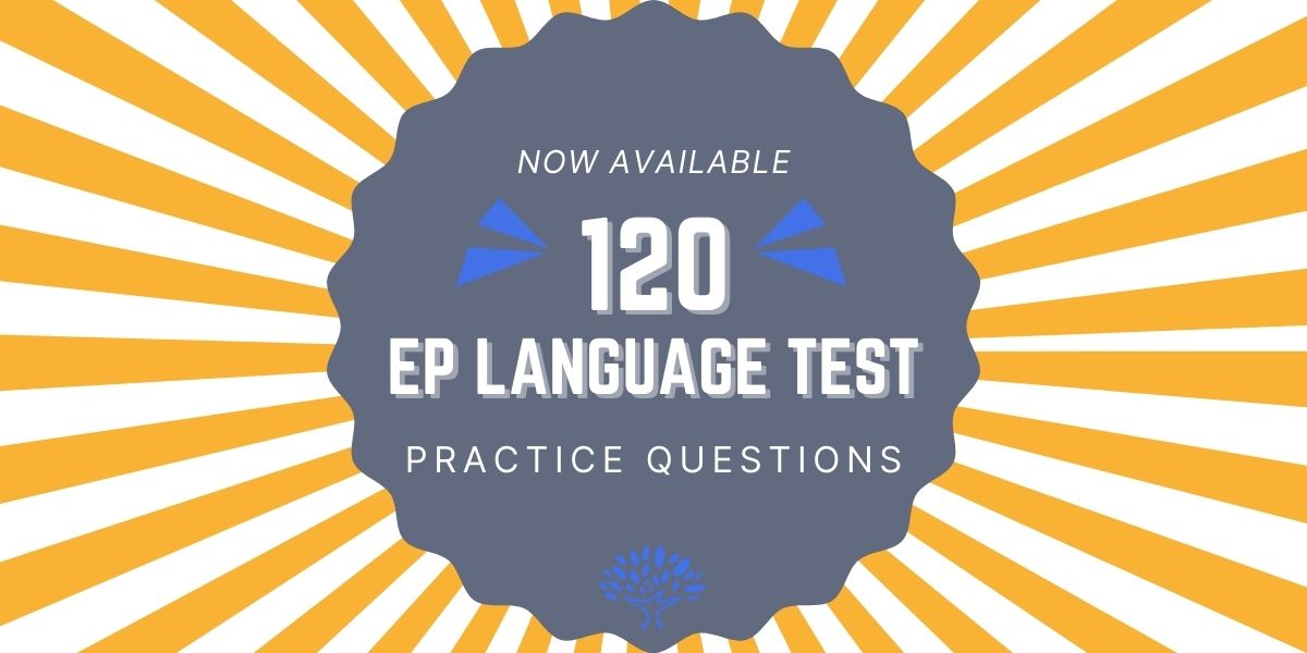 120 EP Language Test Practice Questions have been added to the EU Training Database.