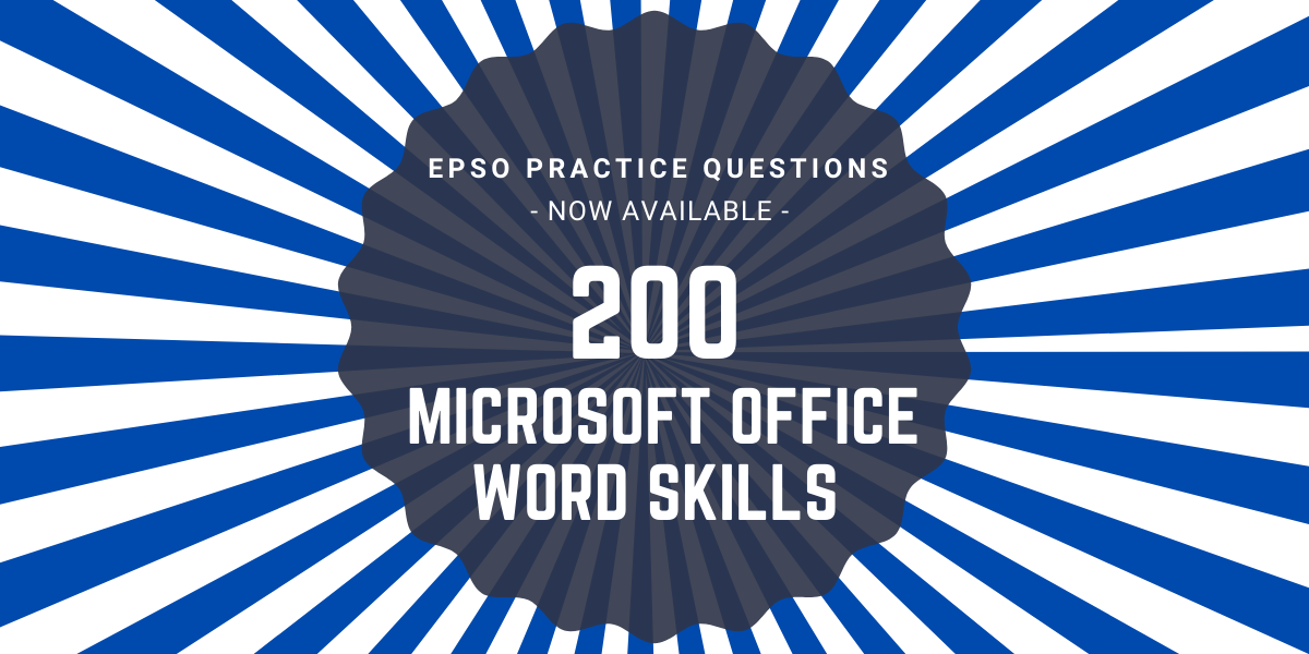 200 Microsoft Office Word Skills Test Questions Now Available At EU  Training | EU Training