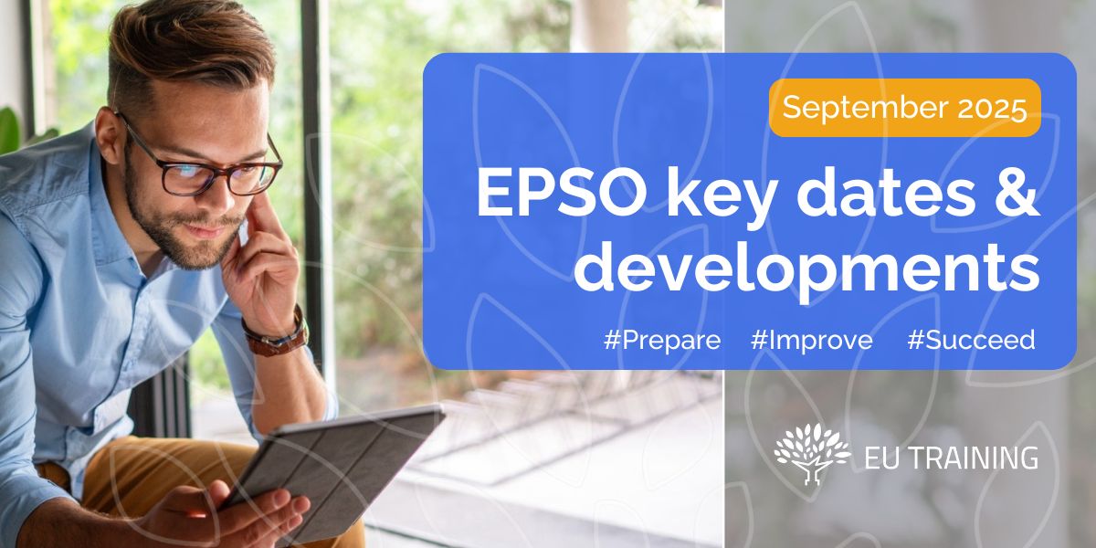 As everyone sets up their out of office emails to head off on holidy - there are a few things you should do to prepare for September and EPSO competitions...