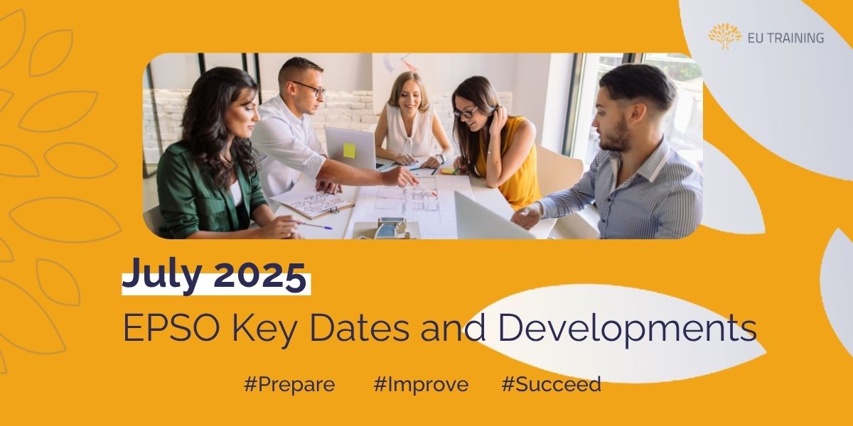 So much happening in May 2025 - EPSO competitions, internal exams, applications closing, and new EU Training products.