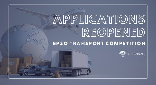 EPSO reopened applications for the AD7 Transport Competition on 1 March 2024.