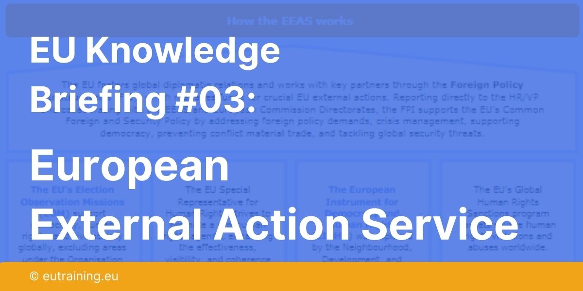 EU Training's new EU Knowledge series | Learn all about the European Commission