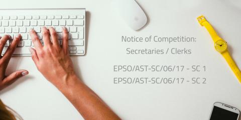 2017 EPSO Competition for SECRETARIES/CLERKS Released