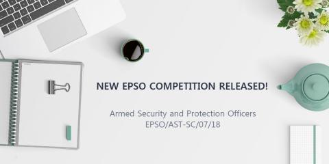 2018 EPSO Armed Security and Protection Officers Competition Released