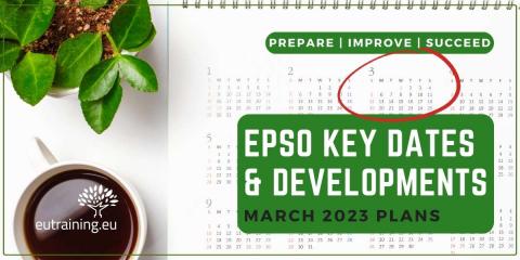 What's Coming Up in March 2023 - EPSO Rundown