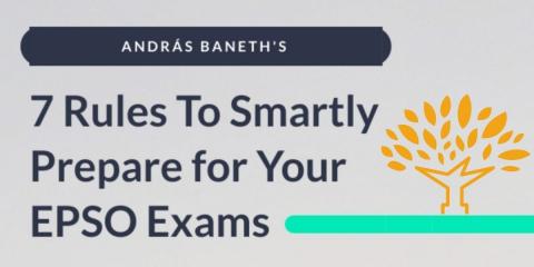 ANDRÁS BANETH’s 7 Tips To Smartly Prepare for Your EPSO Exams