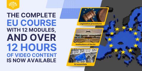 EU Course update | 12 modules now available