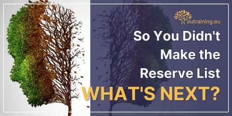 So You Didn't Make the Reserve List - What's Next?