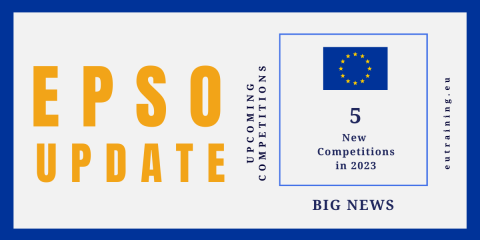 EPSO Update: 5 New Competitions Announced