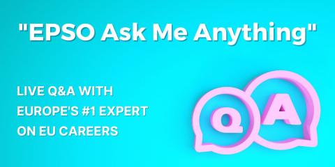 "EPSO Ask Me Anything" Online Q&A Session