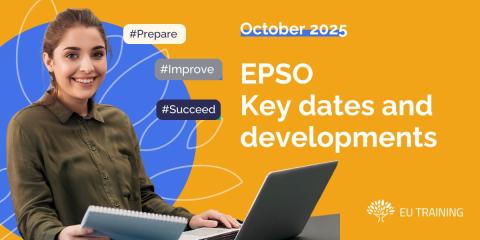 What's coming up in October 2025 | EPSO Rundown