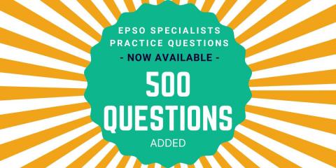 500 EPSO Specialist Practice Questions Added