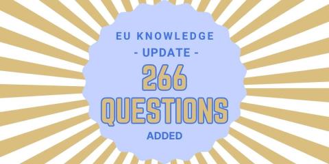New EU Knowledge Questions Added