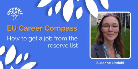 EU Career Compass: Guidance from the Pros | Susanne Lindahl