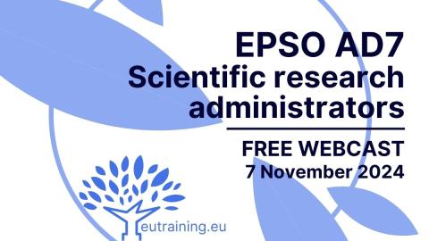 Everything you need to know about the Scientific research administrators EPSO exams 