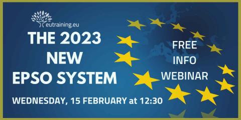 FREE INFO WEBINAR: THE 2023 NEW EPSO SYSTEM