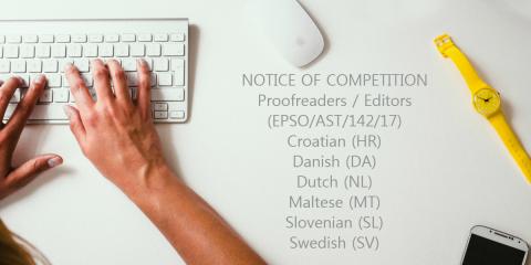 2017 EPSO Proofreaders/Editors (EPSO/AST/142/17) Competition Released