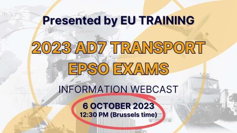Everything You Need to Know About the EPSO AD7 Transport Exams