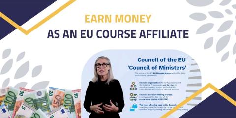Earn money as an EU Course affiliate