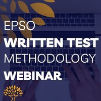 EPSO Written Test | General Methdology | Live Webinar Live webinar with Andras Baneth about the general methdology of the new EPSO Written Test.